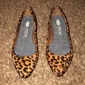 Dr. Scholl's Leopard Print Ballet Flats 6.5